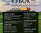 V этап Кубка Корейского дома стартует 2 февраля