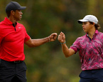 Тайгер Вудз выступил с сыном Чарли на турнире PNC Championship