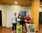 Новогодний турнир в Golf Plaza. Победители: Максим Зарудный, Диана Чайковская