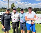 Наши в ЮАР: Нина Пегова, Антон Самсонов и Найджел Роско на Joburg Ladies Open