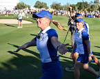 Solheim Cup 2023: день второй. Сборная Европы настигла соперниц