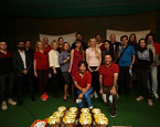Открытие зимнего сезона в Golf Plaza. Сергей Чемерикин, Наталья Зарудная, Илья Горячев, Елена Самодурова