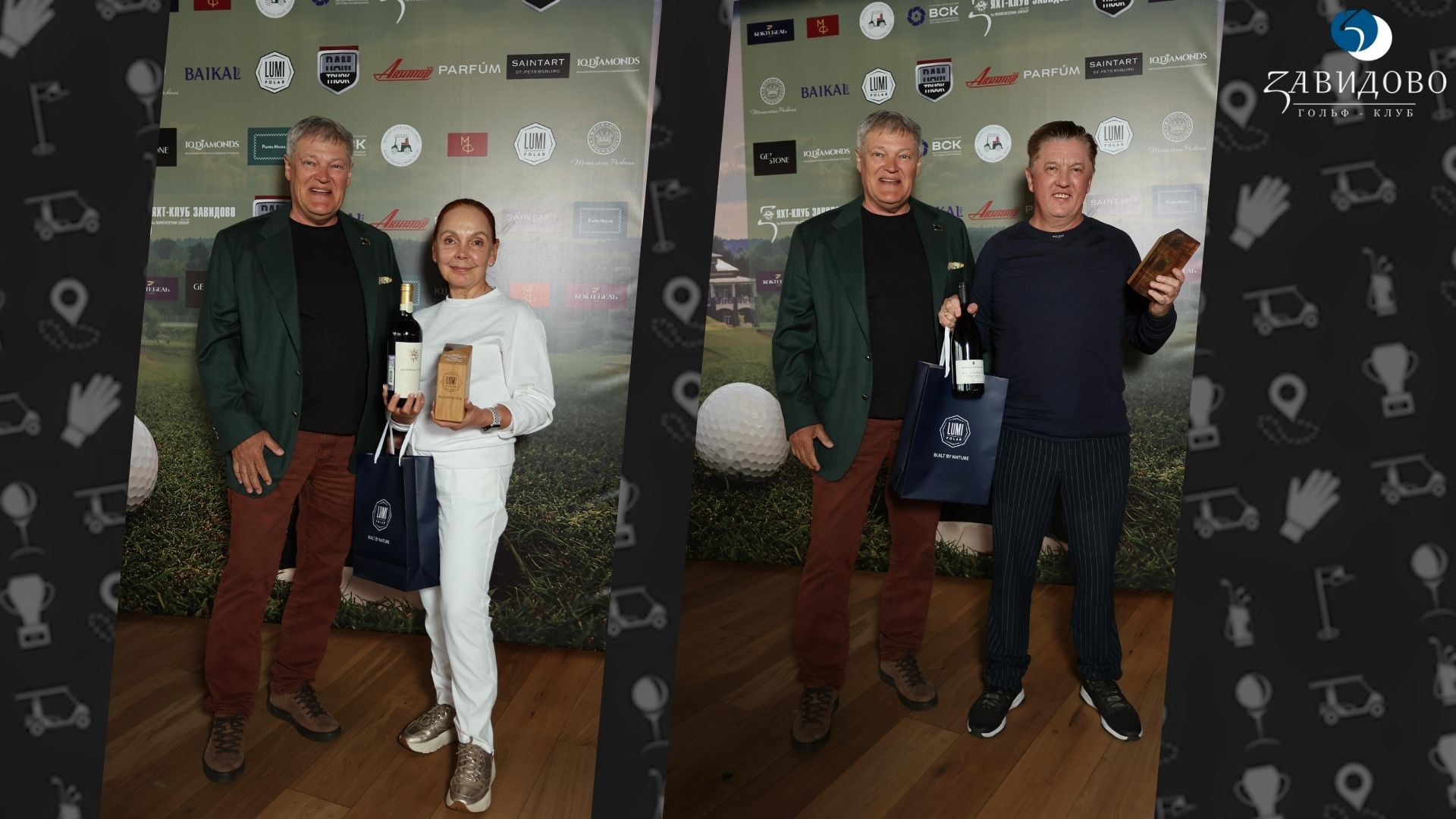 Завидово Мастерс 55+. Best gross:Елена Рагула, Константин Тараско